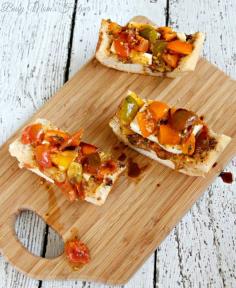 
                    
                        Heirloom Tomato Caprese Bruschetta
                    
                