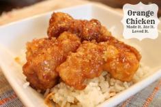 This is homemade Skinny Orange Chicken Recipe! No fried chicken here, just a delicious and simple Chinese orange chicken recipe that is sure to delight! @ http://myrecipemagic.com/recipe/recipedetail/orange-chicken-recipe-with-secret-sauce #orangechicken #chicken
