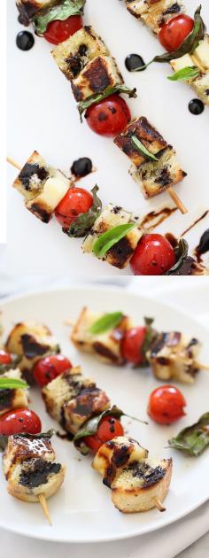 
                    
                        My favorite caprese salad gets skewered on the grill and drizzled with balsamic glaze
                    
                