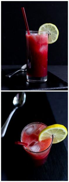 
                    
                        Tart Cherry and Peach Sparkler Recipe...A fantastic pick-me-up with surprising health benefits. | cookincanuck.com #drink
                    
                