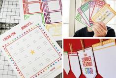 Summer reading printables! These are so cute! You have to be signed up for their newsletters to get the free printable, but their newsletters are totally worth it. They always have GOOD free stuff & coupons!