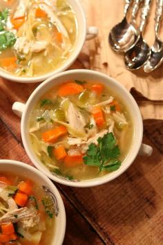 
                    
                        Easy, Classic Chicken Soup Recipe : comfort food, delicious family friendly dinner and magical healing powers!
                    
                