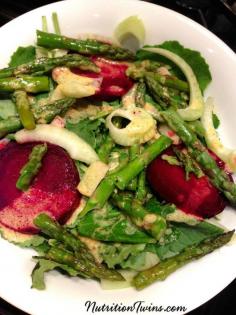 
                    
                        Veggie Detox Salad | Cleanse and Flush Bloat Naturally with Beets, Asparagus, Fennel & Kale | Only 190 Delicious Calories | Great for Weight Loss! | For MORE RECIPES please SIGN UP for our FREE NEWSLETTER www.NutritionTwin...
                    
                
