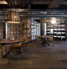 
                    
                        Interior Decor at Pizza East ~ all the wood ... ~ "Michaelis Boyd Associates’s interior architecture pays respect to the building’s industrial roots, with concrete walls and exposed beams, pipes and pillars." PIzza East is located: 56 Shoreditch High Street, London E1 6JJ
                    
                
