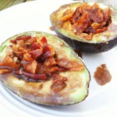 Bacon Avocado Cups w/ Balsamic Glaze Recipe | Paleo inspired, real food