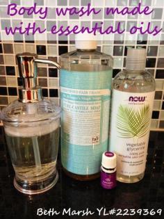 
                    
                        DIY - All Natural body wash made with essential oils. Great for dry, sensitive skin.
                    
                