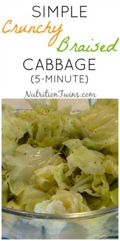 
                    
                        Easy, Crunchy Braised Cabbage | Only 26 calories Huge Portion | Crispy & Satiating | 5 Minutes to Make, Not Your Soggy Veggie | For MORE RECIPES, Fitness & Nutrition Tips please SIGN UP for our FREE NEWSLETTER www.NutritionTwin...
                    
                