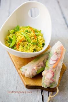 
                    
                        Thai Yellow Curry Coconut Rice Recipe | FoodforMyFamily.com
                    
                