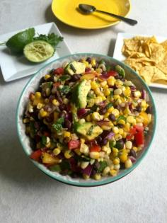 
                    
                        Sweet Corn Black Bean Salad is the perfect side dish to bring to your next BBQ, picnic or get together this summer.  The sweet corn pairs with black beans, fresh vegetables and avocado and is topped with a light cilantro dressing.  Use this as a salad, dip for chips or topping on grilled chicken or burgers. // A Cedar Spoon #ad #IC #huskyeah
                    
                