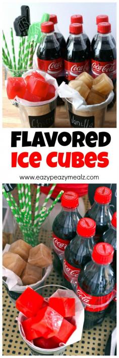 
                    
                        The perfect way to please a crowd, flavored ice cubes for extra fun flavor for drinks! And really easy to make too! - Eazy Peazy Mealz #PreparetoParty #ad
                    
                