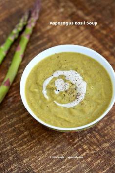 
                    
                        Roasted Asparagus Basil Soup. Vegan Glutenfree Recipe - Vegan Richa
                    
                