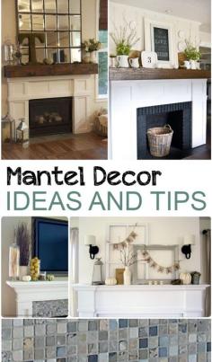 
                    
                        How to Decorate Your Mantel- good tips and ideas for your mantel decor.
                    
                