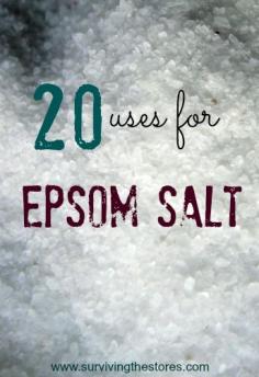 20 Epsom Salt Uses