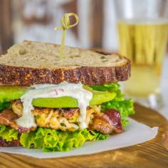 
                    
                        Crab Cake Club Sandwich
                    
                