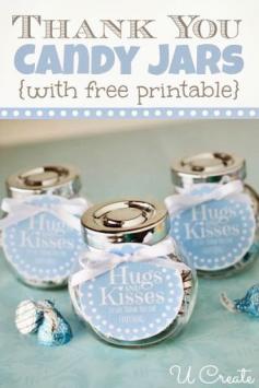 
                    
                        Thank You Candy Jars - Hugs and Kisses - free printable!
                    
                