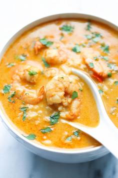
                    
                        Easy Thai Shrimp Soup - Skip the take-out and try making this at home - its unbelievably easy and 10000x tastier and healthier! #soup #lunch #recipe #easy #recipes
                    
                