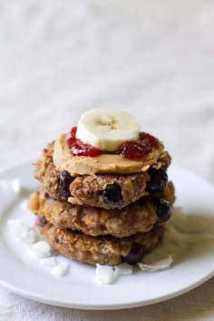 Peanut  butter breakfast burgers? YUM