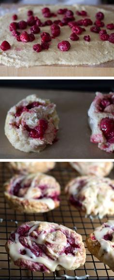 
                    
                        Iced Raspberry Scones - Erren's Kitchen #delicious #recipe #scones
                    
                