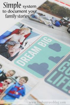 
                    
                        It can be overwhelming to get photos printed and displayed.  This is a SUPER SIMPLE system that helps pull family photo albums together quickly and easily.  Project Life by Becky  Higgins
                    
                