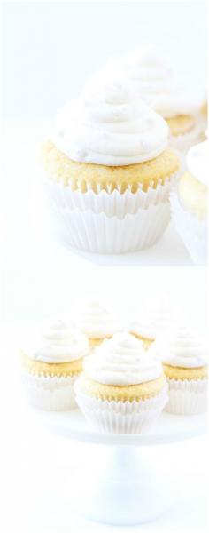 
                    
                        Vanilla Almond Cupcake Recipe on twopeasandtheirpo... The BEST vanilla cupcake recipe! You have to try these!
                    
                