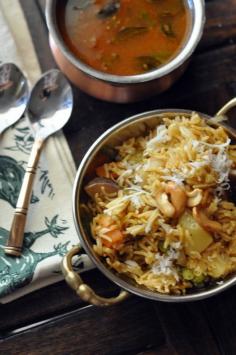 
                    
                        Maharashtrian Masale Baath Recipe (Spicy Vegetable Rice with Goda Masala)
                    
                