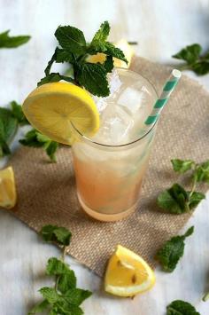 The Tequila Healer:     10 sprigs of fresh mint (not 10 leaves, the whole sprig, baby!)     1/2 cup fresh ginger, grated     2/3 cup maple syrup     4 cups boiling water     2/3 cup fresh lemon juice     1/3 cup fresh lime juice     2 1/2 cups cold water     1 cup white tequila