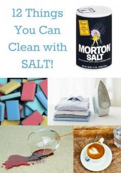 
                    
                        Did you have an idea that you can use salt to clean? It's amazing! Here are 12 things around your home that you can clean with salt.
                    
                