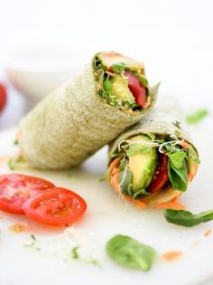 
                    
                        Hummus veggie wrap
                    
                