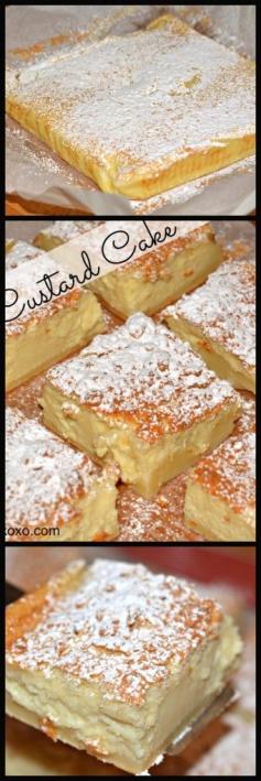 Magic Custard Cake - Hugs and Cookies XOXO  (doesn't seem to rely on gluten so worth a try with gf flour)