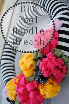 
                    
                        DIY Pool Noodle Wreath
                    
                