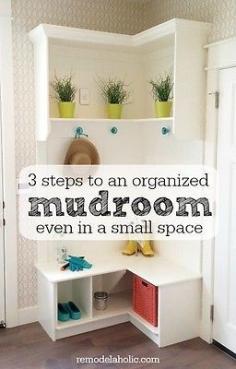 
                    
                        I had no idea it was so easy to put together a mudroom in just a small corner. Need this! #spon
                    
                