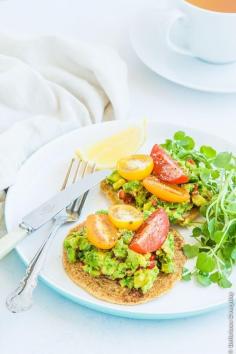 
                    
                        Chickpea pancakes with avocado tomato and watercress - a wonderful satisfying vegan breakfast to kick start your day | DeliciousEveryday...
                    
                