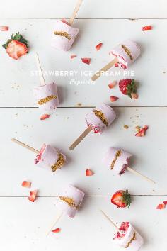 
                    
                        strawberry ice cream pie popsicles
                    
                