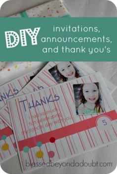 
                    
                        DIY Invitations, announcements, and thank you cards have never been easier!  #CMYK @Myprintly
                    
                