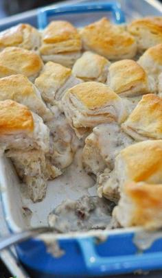 
                    
                        This is the best way to make bisquits and gravy and it tastes awesome.
                    
                