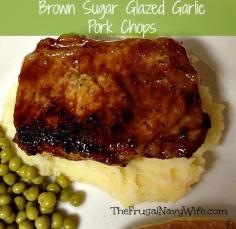 Brown sugar garlic pork chop