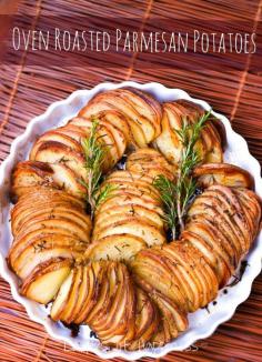 Thanksgiving Side Dishes - Oven Roasted Parmesan Potatoes