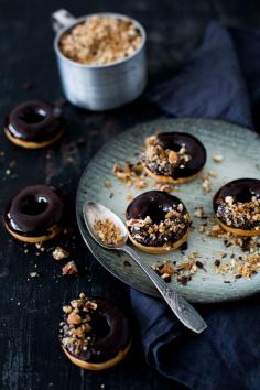 
                    
                        ... chocolate and pecan donuts ...
                    
                