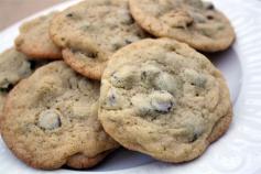 Chunky Chocolate Chip (Walnut) Cookies Recipe #recipe #cookie #chocolate skiptomylou.org