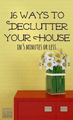 
                    
                        16 Ways To Declutter Your House
                    
                