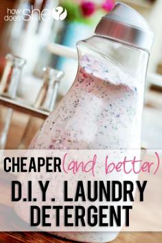 
                    
                        Cheaper (and better) DIY laundry detergent
                    
                
