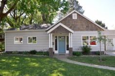 Home Tour:  Lindsay and Drew’s Flip House - totally love the cedar shake shingles rather than the more used siding