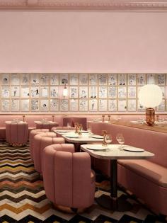 
                    
                        Le restaurant du Sketch à Londres vient de lever le voile sur son nouveau décor, signé par India Mahdavi et l’artiste David Shrigley.
                    
                