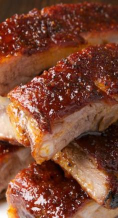 St. Louis Ribs with Maple BBQ Sauce Recipe