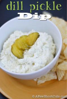 
                    
                        Awesome appetizer! Dill Pickle Dip #Recipe
                    
                