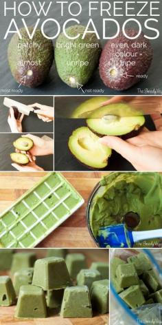 
                    
                        How to freeze avocados for quick and easy use in smoothies and shakes.
                    
                