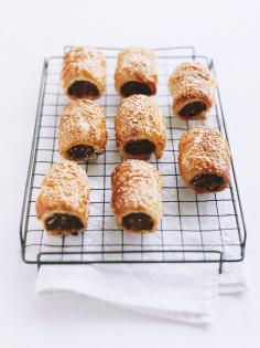 Homemade sausage rolls by Donna Hay