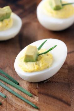 Stuffed Eggs with Avocado | Cooking on the Front Burner