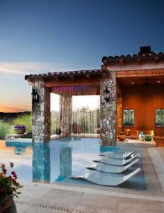
                    
                        Mediterranean Pool Side Escape by Scottsdale Design-Build Firds Beringer Fine Homes #homedecor #interiordesign
                    
                
