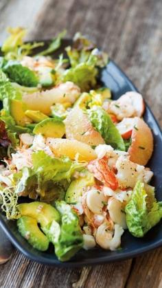 Lobster Salad with Grapefruit Recipe from Taste and Williams Sonoma..this salad is delicious. + Healthy
